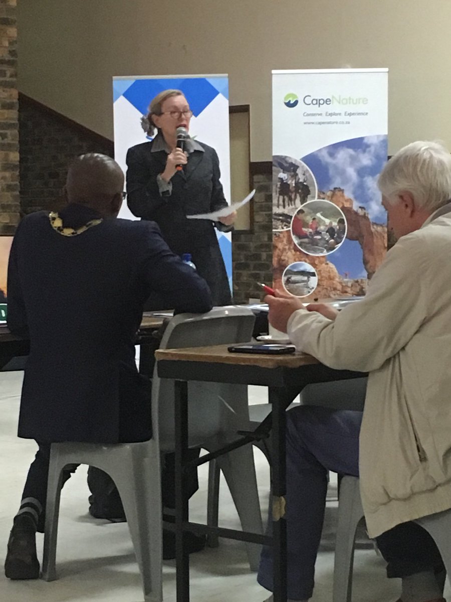 mishateasdale's tweet photo. Hearing about plans and progress of the Eden District “We must all think differently on how we live regarding sustainable development.” - @helenzille @CapeNature1 @Greenpop @WWFSouthAfrica @ViroCMN @knysnatourism  #knysnarises https://t.co/jiEJBpQ0os
