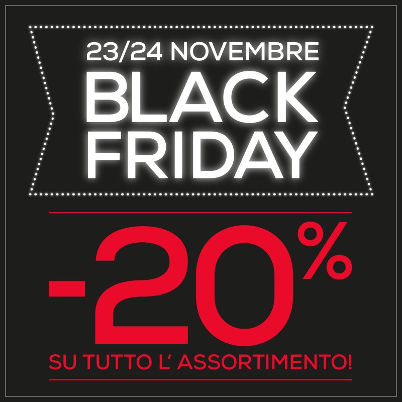 OVSofficial's tweet photo. BLACK FRIDAY is here!
Sconti del -20% su tutto, oggi e domani in tutti gli store OVS!
#OVS #OVSFW17 #BlackFriday https://t.co/5VGBarNWfx