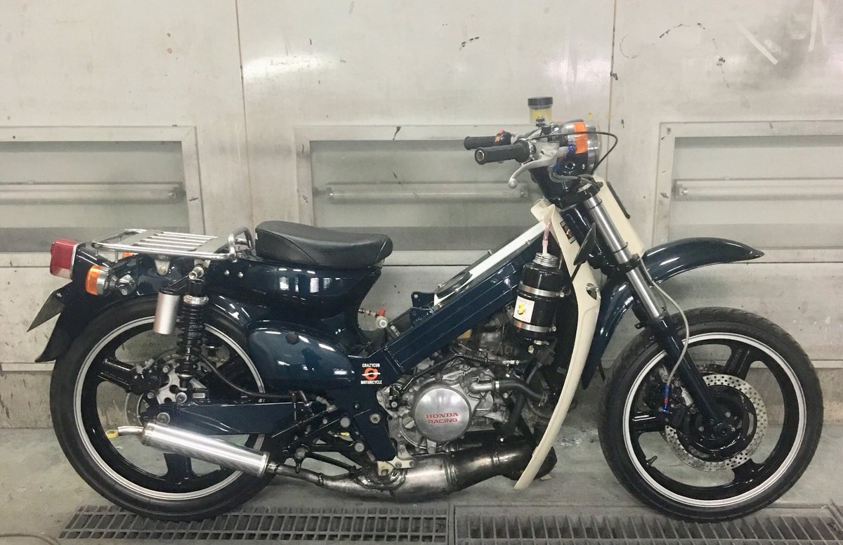 マルイチ Twitterren Crazycub21号機 薄型シートに交換 O マルイチモーターサイクル Crazycub クレイジー カブ シート ホンダ ニュー 交換 Nsr250r Nsr 2スト 45馬力 販売