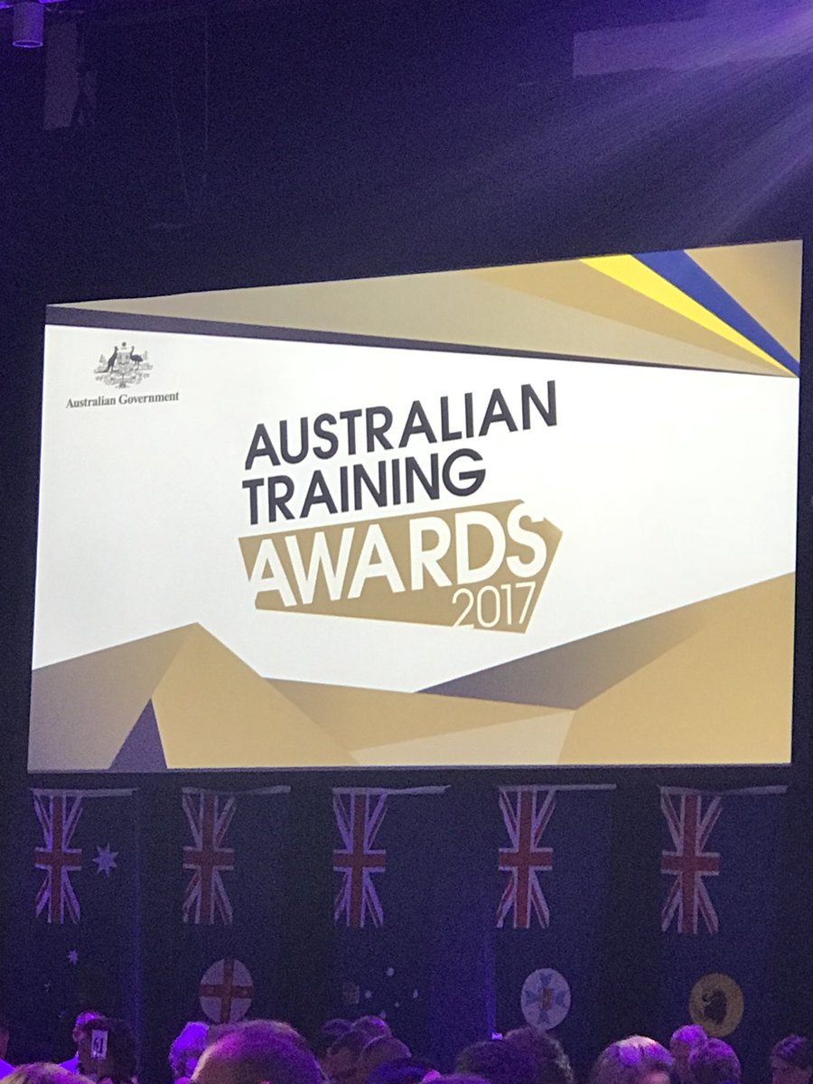 Congratulations to all the finalists at the Australian Training Awards 2017. #vet #AustraliasFuture #ATA2017