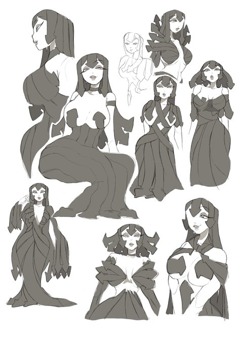 thinking about some alternative outfits for queen..... 