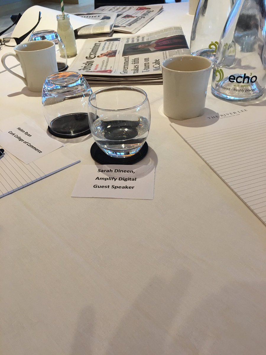 sarahamplify's tweet photo. Excited to be talking at #salesinstitute #cork https://t.co/epnYhThKdc
