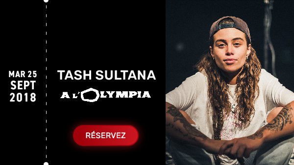 L'Olympia (@olympiahall) on Twitter photo La jeune artiste australienne <a href="/TASHSULTANAA/">TASH SULTANA</a> sera à L'Olympia en septembre 2018. Une occasion unique de découvrir en live ses singles "Jungle" et "Notion" qui cumulent des millions de vues sur Youtube 🔥
Billets → bit.ly/TashSultanaOly… La jeune artiste australienne <a href="/TASHSULTANAA/">TASH SULTANA</a> sera à L'Olympia en septembre 2018. Une occasion unique de découvrir en live ses singles "Jungle" et "Notion" qui cumulent des millions de vues sur Youtube 🔥
Billets → bit.ly/TashSultanaOly…