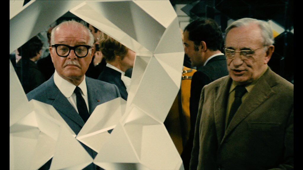 Avis de passage... Scène du vernissage dans "La Prisonnière" (Clouzot, 1968), Piccoli et Vanel non mentionnés au générique <a href="/GarconsOfficiel/">Christian & Vincent</a>