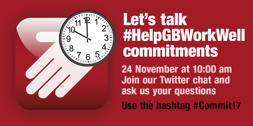 H_S_E's tweet photo. Join tomorrow's Twitter Chat 10-11am using the hashtag #Commit17. We will be answering your questions and talking about commitments #HelpGBWorkWell https://t.co/ltlApQZS2O https://t.co/H5TlbbF7Vj