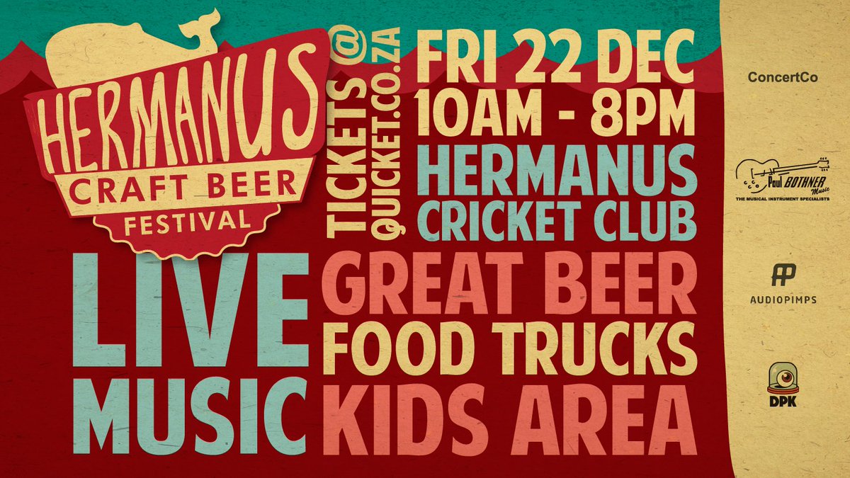 InfinityCoZa's tweet image. WIN a set of double tickets to the annual Hermanus Craft Beer Festival 2017. bit.ly/2B5tpjb #CraftBeer #Hermanus