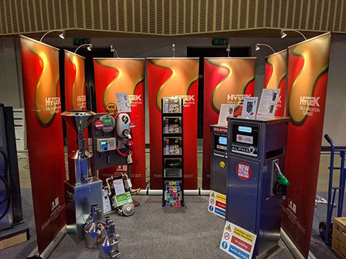The stand is complete &amp; we look forward to the show opening at 10am. The NEW ALPHA petrol is here to see buff.ly/2mURQxv