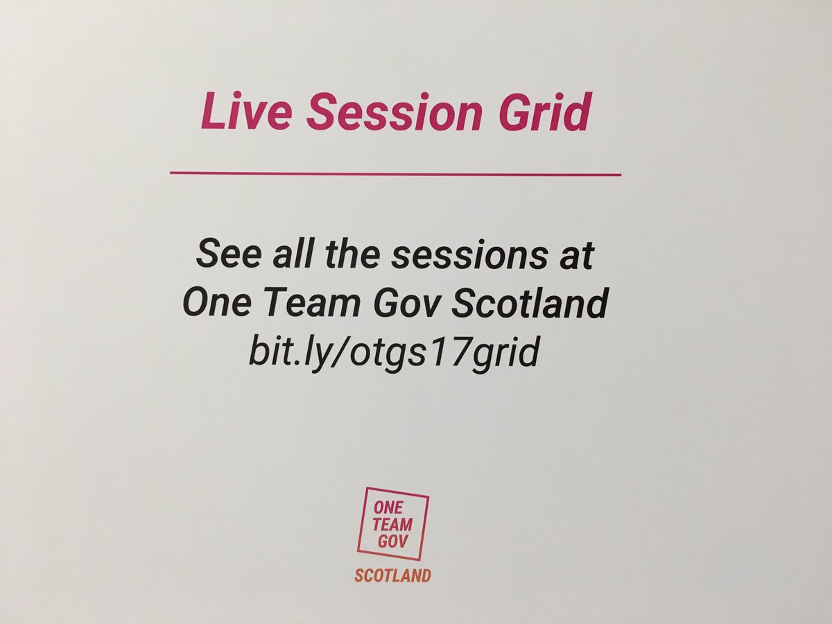 LockhartL's tweet image. Important info for watch parties and remote attendees: This is @scharlau busy putting together the #oneteamgovscot session grid in the room. Online, you can watch the grid populate live then visit the live scribing of all the sessions as they happen.