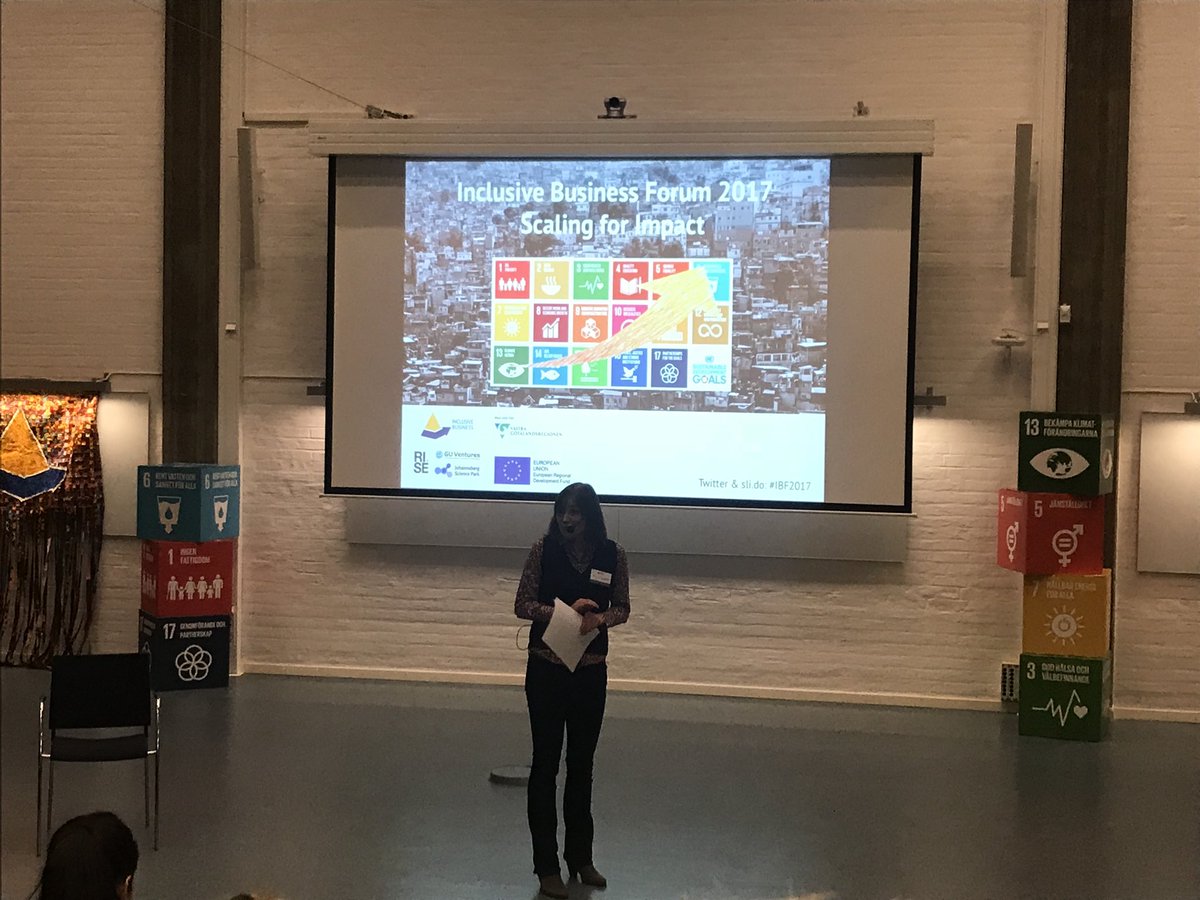 CSRVastsverige's tweet photo. Dags för Inclusive Business Forum - scaling for impact #IBF2017 #sustainability #SDGs https://t.co/dwYvPCTdoz