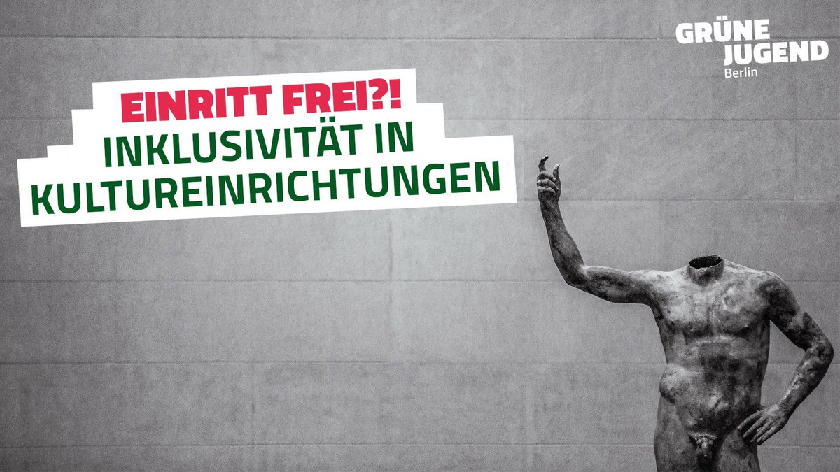 Wie können alle Menschen an Kunst &amp; Kultur teilhaben und mitgestalten? Mit Aktivist*innen von <a href="/vb_6112/">B6112</a> &amp; @spektrallinie vom <a href="/GayMuseum/">Schwules Museum</a> diskutieren wir am Montag, den 27.11., um 19 Uhr in der Dirschauer Str. 13 darüber. -> facebook.com/events/1667682…
