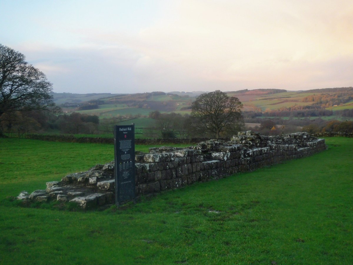 Good section of #hadrianswall at Planetrees in #northumberland on the #nationaltrail