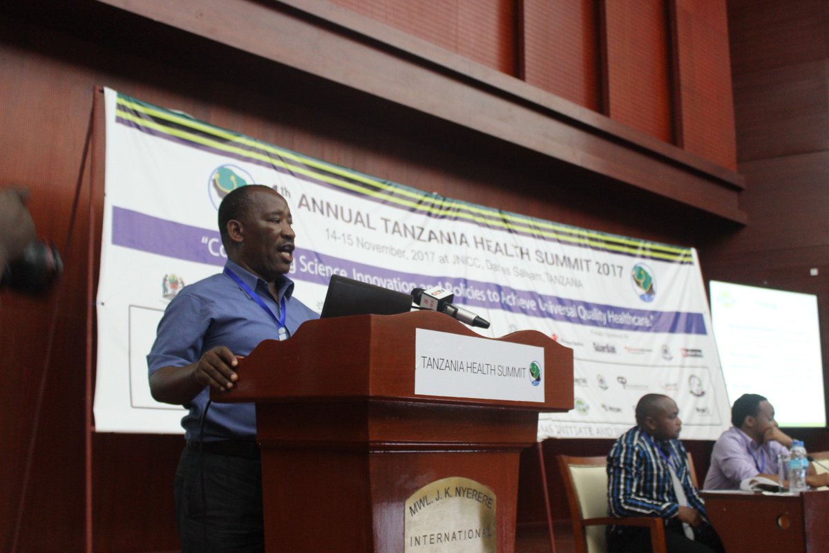 CCBRTTanzania's tweet photo. #tbt to when our #fistula programme manager Clement presented an analysis of our fistula patient demographics from the past 5 years at #THS2017 last week. Raising awareness to #EndFistula! https://t.co/HG0w3KZnm9