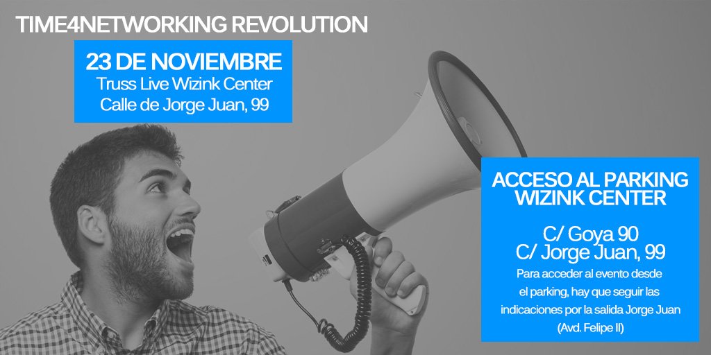 Referencia_2's tweet image. ATENCIÓN 📢
Si vienes esta tarde en coche a #T4Networking, recuerda que puedes disfrutar de un 50% de descuento en el #parking de @truss  🚗🙌