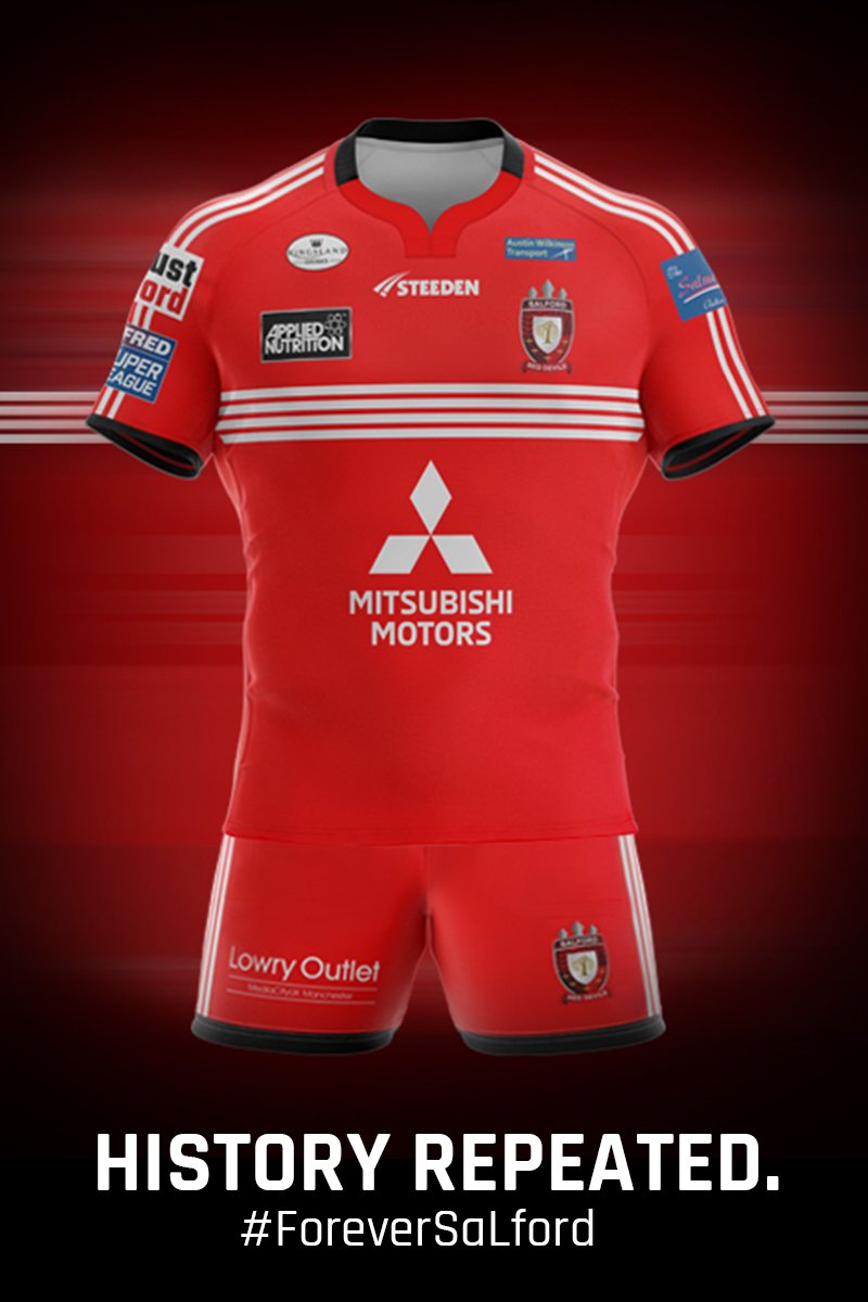 SalfordDevils's tweet photo. 😃 It seems everyone is happy with #FourStripes...

But have you pre-ordered yours? 🤔

Pre-order now ➡️ https://t.co/A5Qw5Ccdx0 https://t.co/QKZqGoDpsl