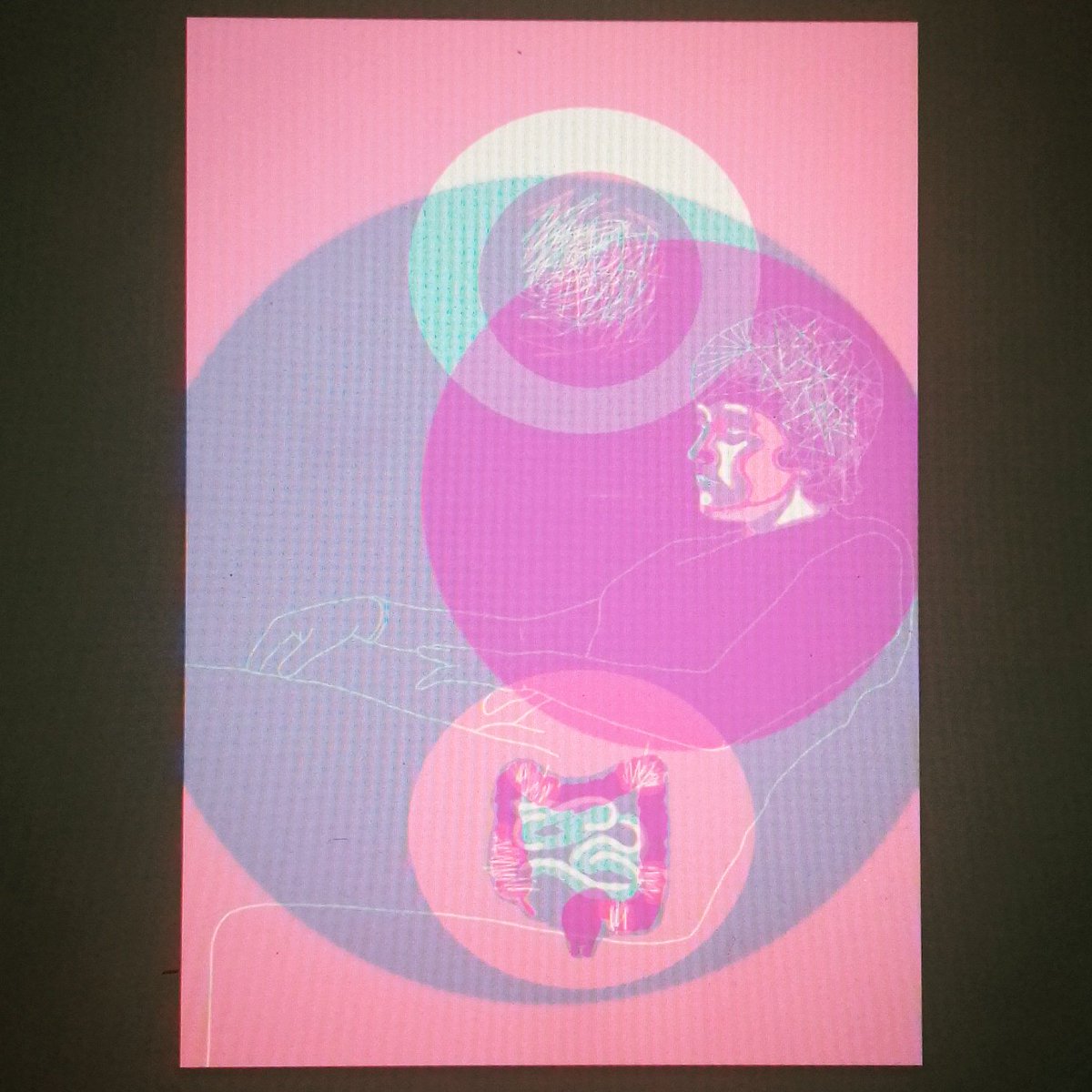 StudioElsbeth's tweet photo. #workinprogress #artinprogress #art #digitalcollage #digitalart #photoshop #pink #strongwomen #circles #mama #mum #crohnsdisease #ziektevancrohn #Crohns #StudioElsbeth #ElsbethvanderPoel https://t.co/4tNUxluBWk
