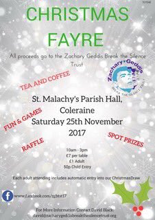 ZGBTST17's tweet photo. Come down to our Fayre this Saturday from 10-3!! See you there ✌🏽 https://t.co/SlC0nqjof2