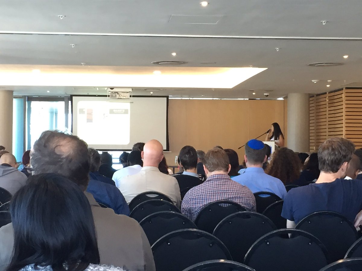 .<a href="/lilkuo/">Lily Kuo</a> chatting about covering China in Africa at <a href="/MediaIndaba/">MediaIndabaAfrica</a>