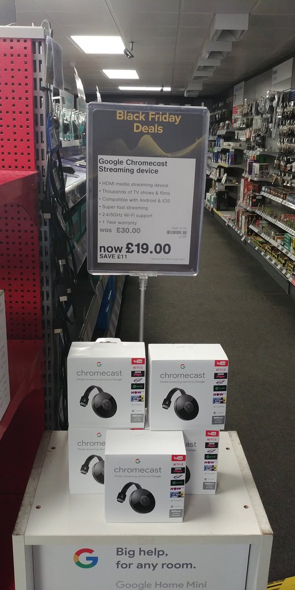 #GoogleChromecast #blackfriday offers!