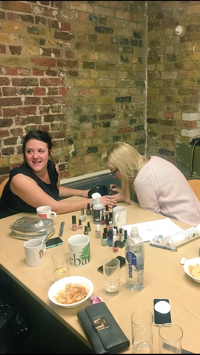 tanith_jones's tweet photo. Had so much fun at the BBK nail bar last night, raising money for @encephalitis #AccumulatorChallenge https://t.co/OLkWbZ9Z0l