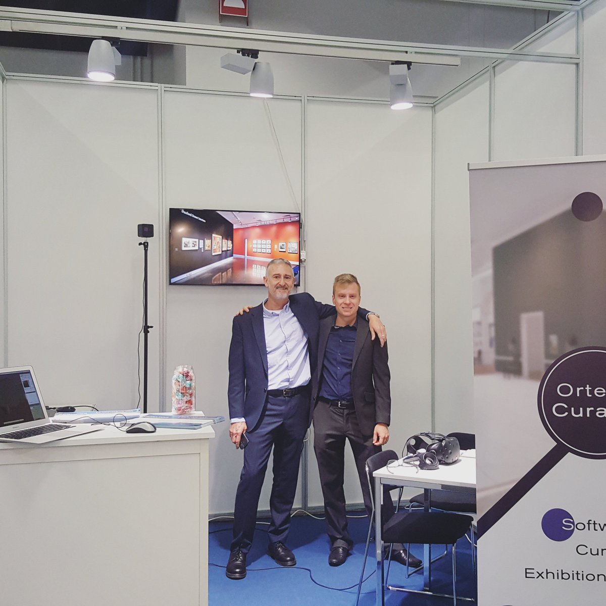 OrteliaInteract's tweet image. Ortellia at #exponatec Cologne. Come see us in booth D054 and try out our VR set up!
