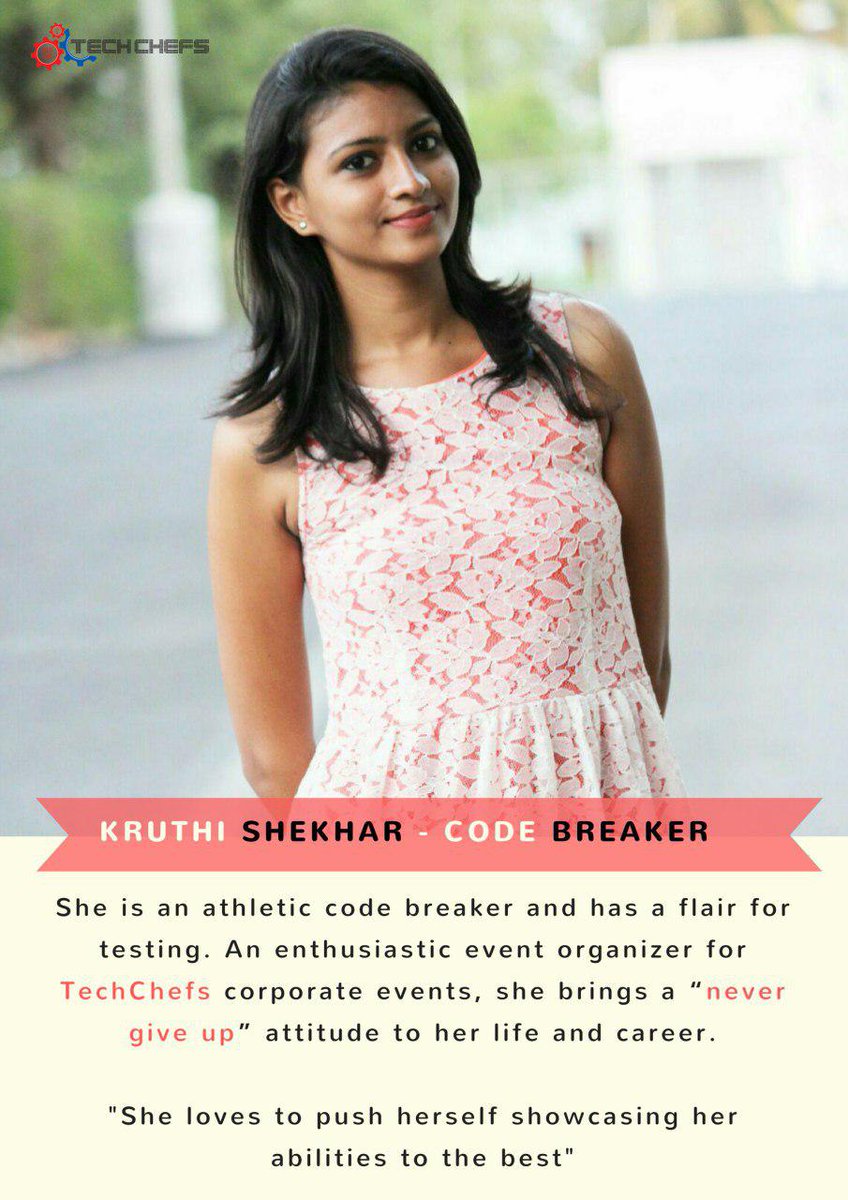 Tech_Chefs's tweet photo. Kruthi Shekar - An Ace Tester
#kruthi #techchefs #technology #tester #achiever #career https://t.co/2cEN7m1XR7