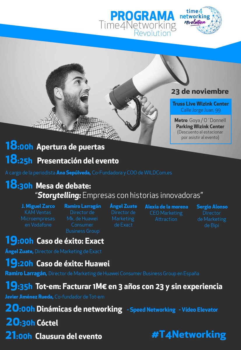 DzeroSolutions's tweet image. Hoy a las 18 hs estaremos en @TrussMadrid en la última edición del año de @t4networking, con algunos casos de éxito e &quot;historias innovadoras&quot; que merecen ser escuchadas. ¡Nos vemos allí! #yeswearedisruptive #networking #T4Networking