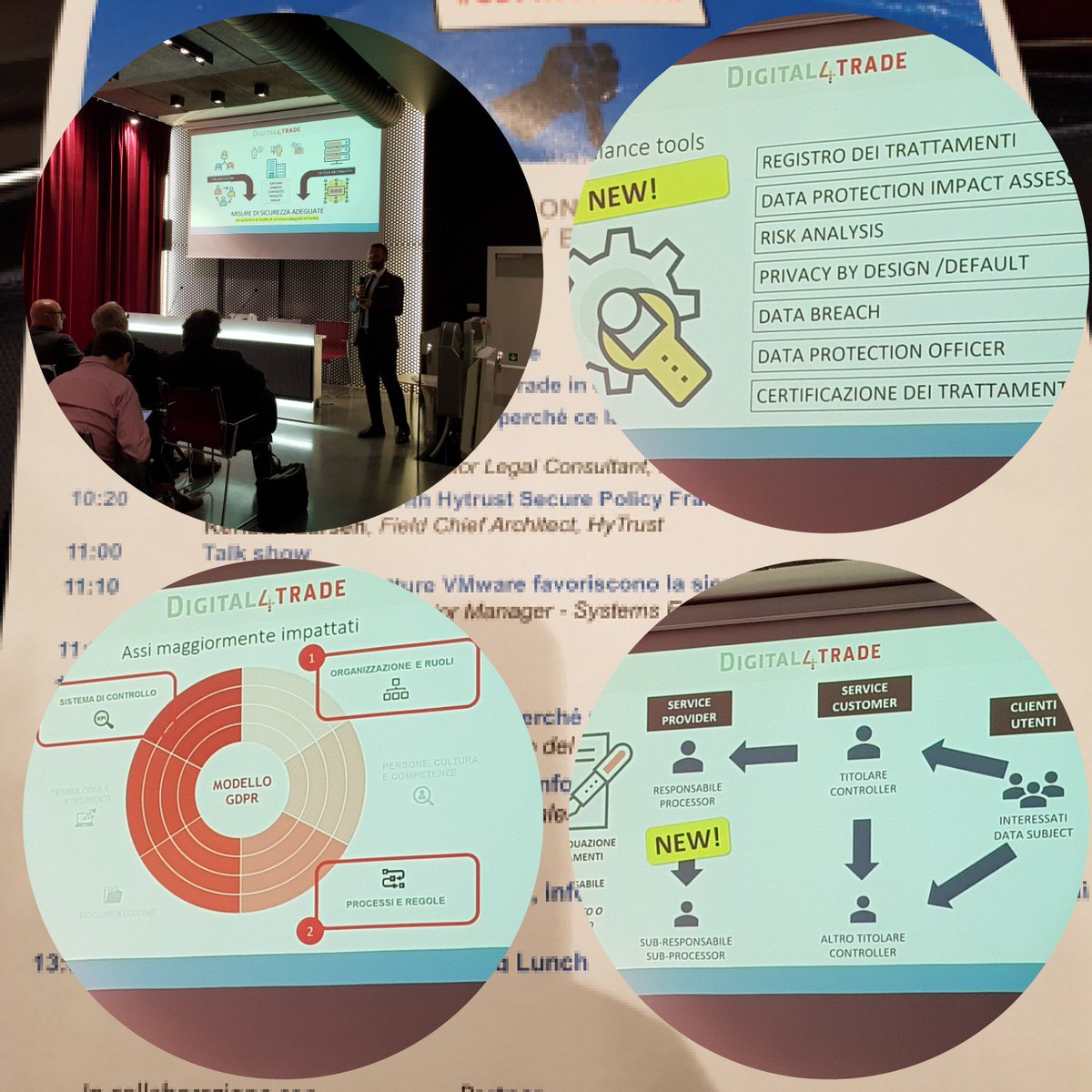 MagazziniErrE's tweet photo. GDPR Revolution - Guglielmo Troiano's Speech, GDPR....niente paura!!! @SystematikaITA @Cohesity @HyTrust @VMware_IT #magazzinierre #gdprevolution https://t.co/vXyRl2h25v