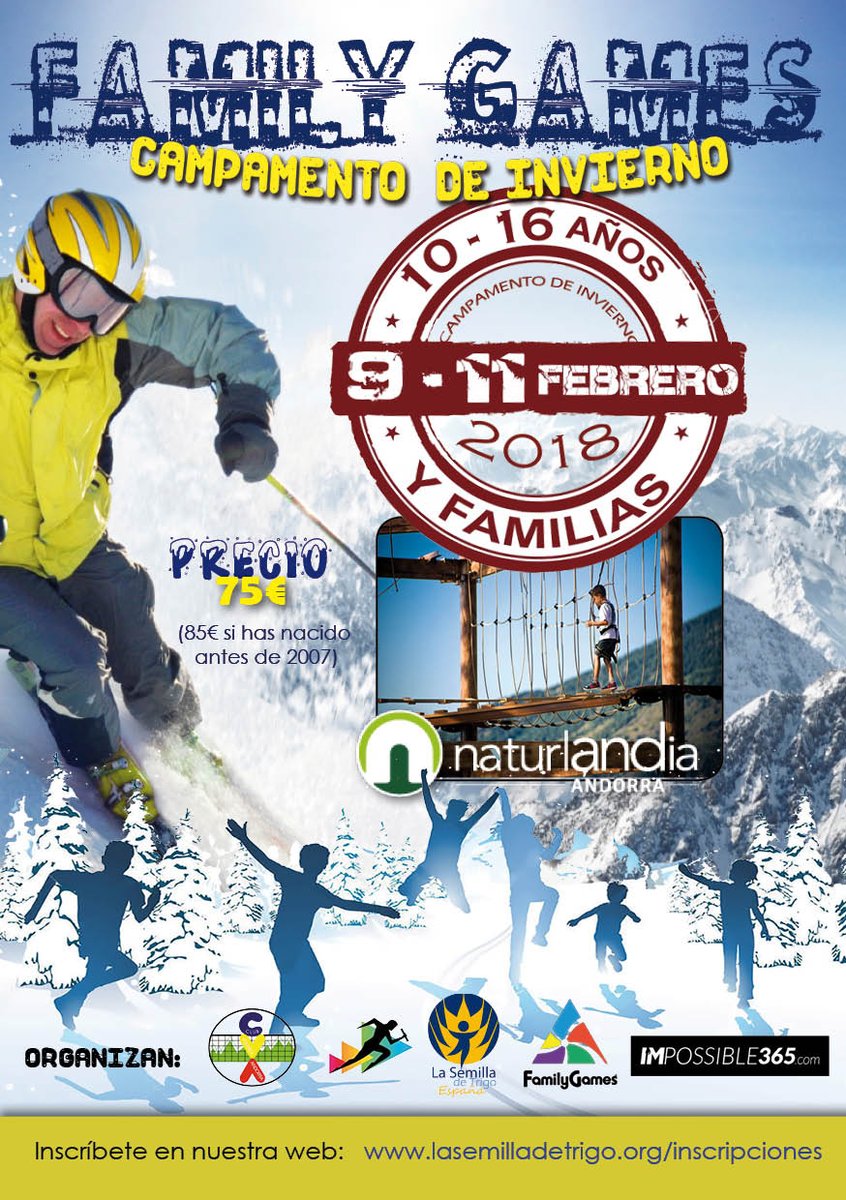 Campamento de invierno en An ow.ly/4IN330gLJPu dorra para niños (sólos) y familias... desde 75€... ¿Te nimas?