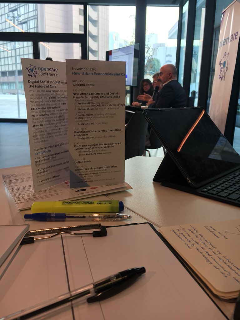 OpenCare conference, Milan. #OPENCARE #digitalsocialinnovation #1nt #interpreter