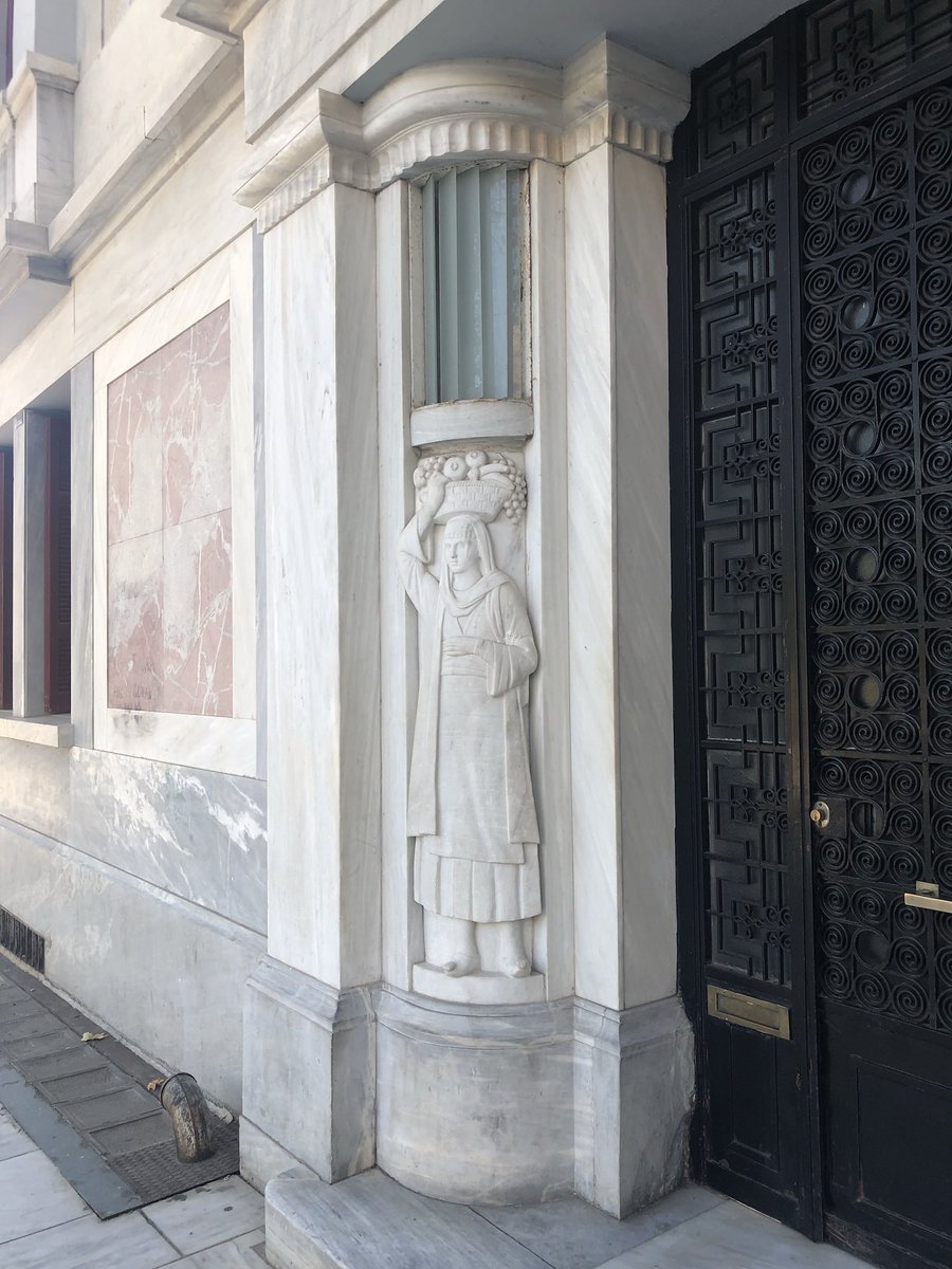 AnnaOFoka's tweet photo. Greek women: so supportive! Ancient meets late 19th century when Caryatides become replaced with the traditional Athenian early modern female attire in #athens2017 #underacropolis https://t.co/Ruh9hYhBIF