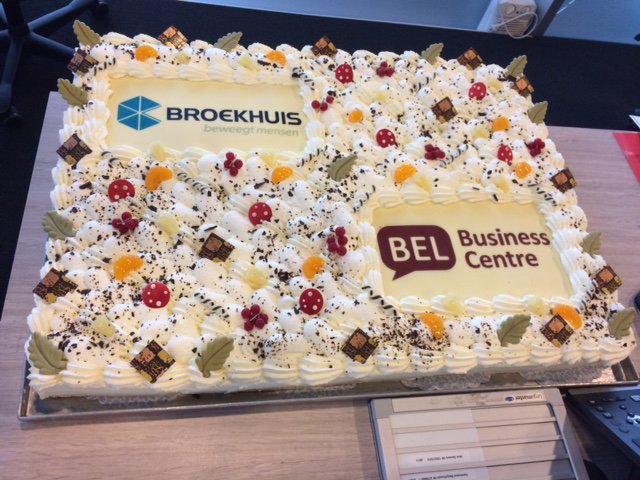 BelBusinessC's tweet photo. Afgelopen week hebben wij een taartje bezorgd bij @brh_harderwijk. Bedankt dat jullie al jaren lang klant bij ons zijn en vertrouwen in ons hebben! https://t.co/QrpekO49Gl