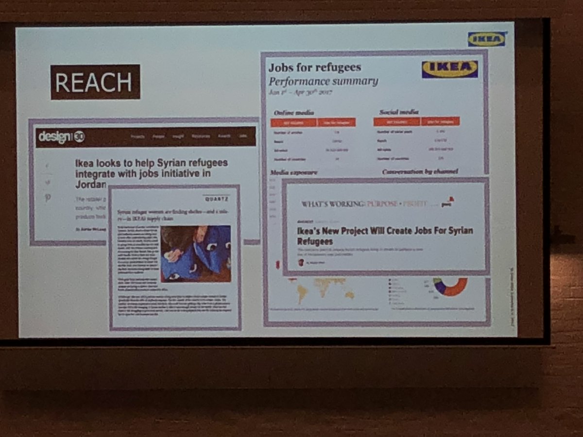 IKChalmers's tweet photo. Now @IKEA presenting at #IBF2017 about their work with #social #entrepreneurs and #refugees https://t.co/36AkJIVtxC