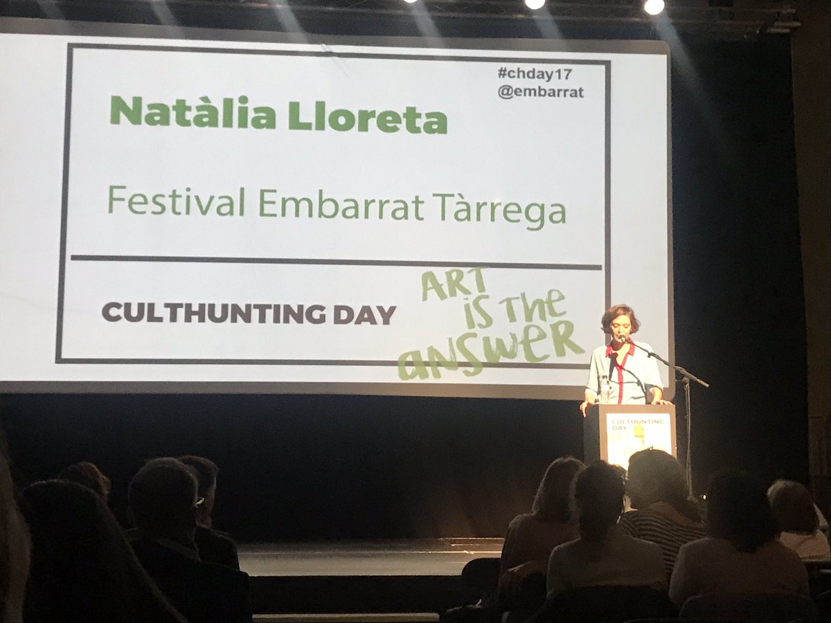 _crissalvador's tweet photo. El Festival @embarrat de #Tàrrega neix a #elTrepat amb #JoanFontcuberta. Barreja creació contemporània i patrimoni industrial #CHDay17 #sostenibilitat #territori https://t.co/V3c8Juadw5