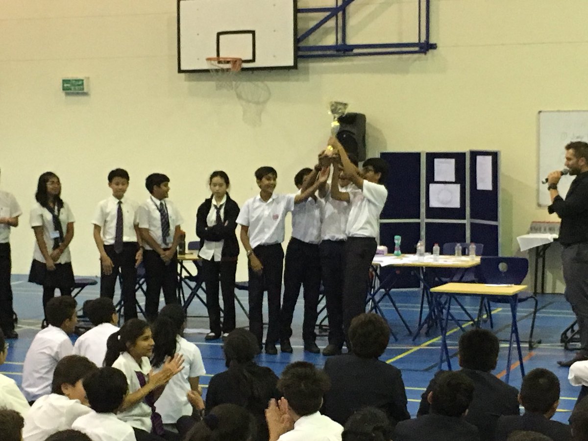 JESSMathsDept's tweet photo. Well done to @DCol_Maths for a superb win in the Year 8 Dubai Schools’ #MathsCup @JESSDubai this afternoon https://t.co/GwqngMh7gP