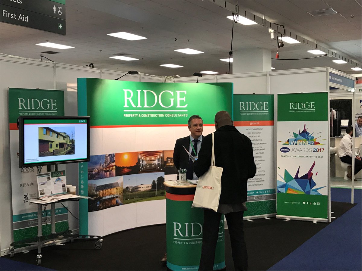 RidgeLLP's tweet photo. Day 2 at the #Homes2017 event at #Olympia! There's still time to come and talk to #TeamRidge @Paul_D_Moore #UKHousing #Residential #Homes2017Event https://t.co/bcUmg72C2c