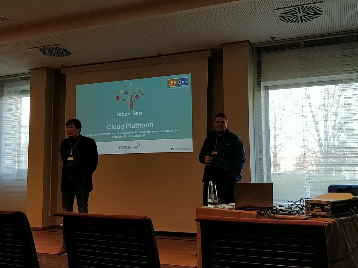 #JBFOne Über den Wolken mit der IT-Cloud #futurenow mit <a href="/Kalep/">Ortwin Riske</a>