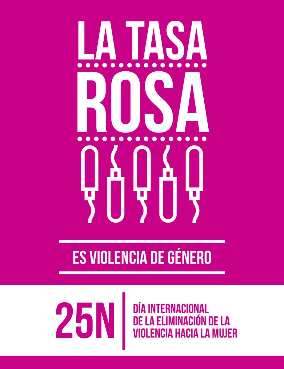 Equilateras's tweet photo. LA TASA ROSA ES VIOLENCIA DE GÉNERO
#25N
#DíaInternacionalDeLaEliminaciónDeLaViolenciaHaciaLaMujer https://t.co/gF1Xqhde1J