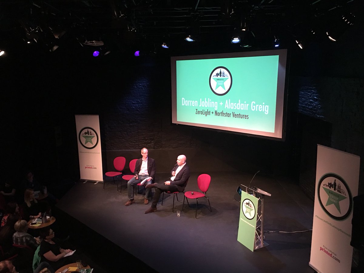 “Embrace change, things you think are permanent are only temporary” Darren Jobling from <a href="/ZeroLight/">ZeroLight</a> speaking #NewcastleScaleupSummit