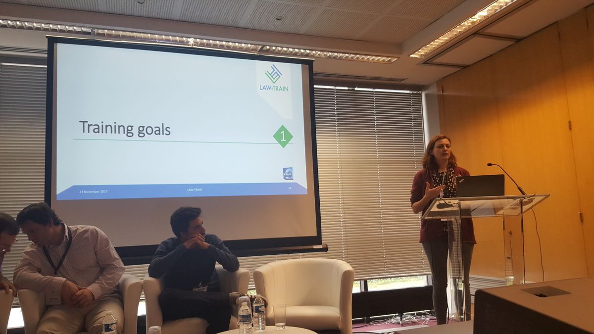 LawTrainH2020's tweet photo. Dr. @emma_jaspaert from KU Leuven talks about LAW-TRAIN's methodology and training goals.
@Milipol_Paris @EU_H2020 #H2020 @H2020Projects https://t.co/lRkJmCZxNN