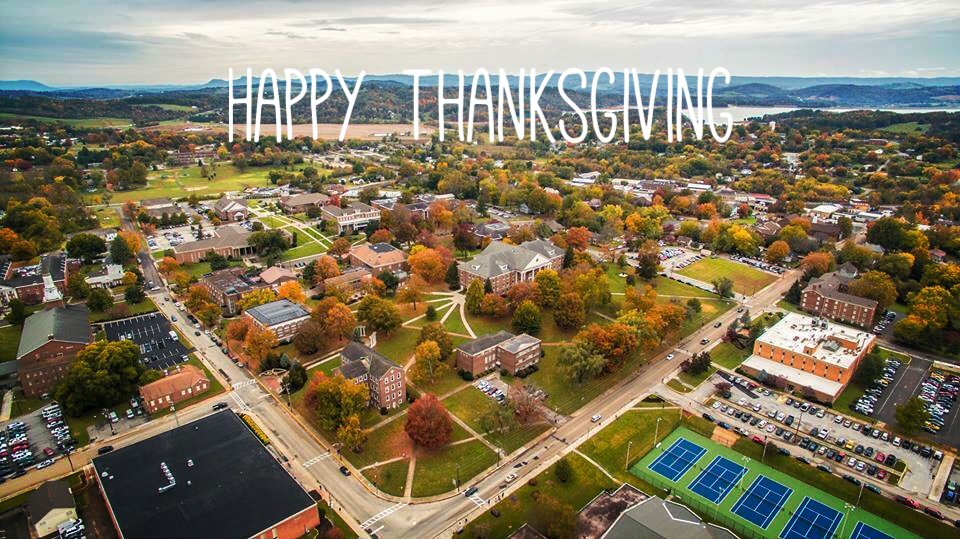 Happy Thanksgiving from your friends and family at Carson-Newman University!
