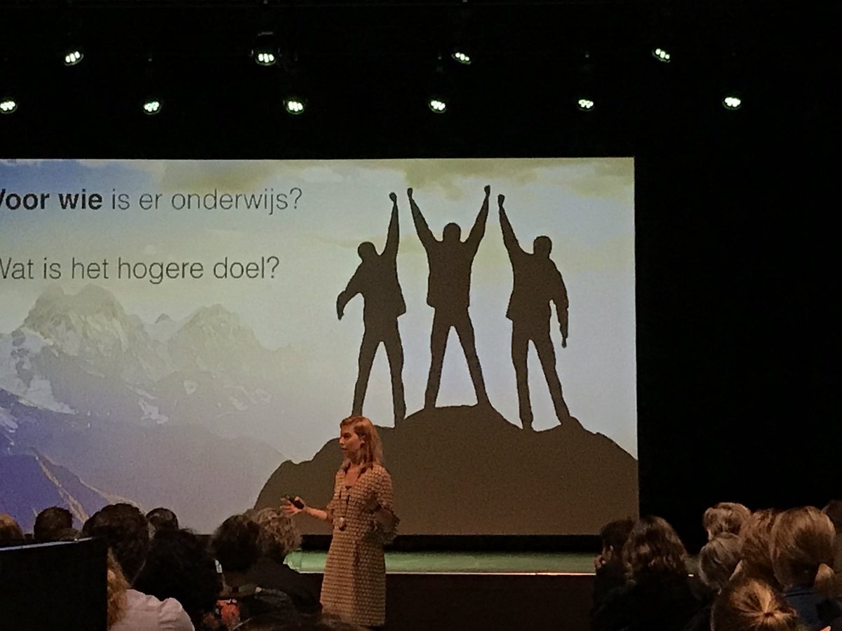 JetterHalle's tweet photo. Wat is jouw hogere doel in het onderwijs? Ik ben benieuwd! @ClaireBoo #HIT2017 @OABDekkers https://t.co/6uR5esUzKV