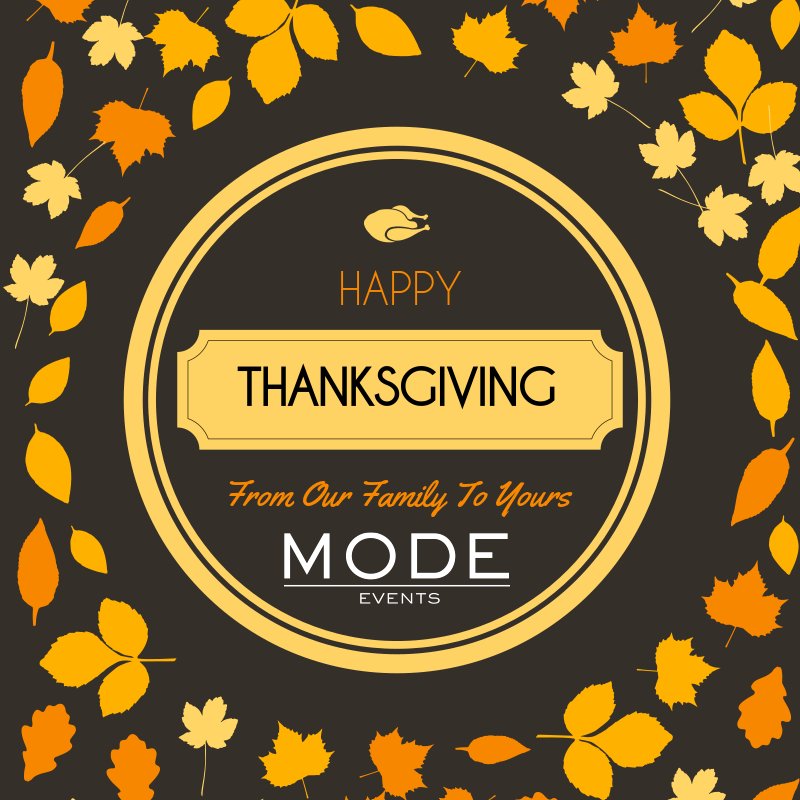 Mode_Events's tweet image. We'd like to give thanks to all of our clients, friends, and family!  We appreciate working with all of you and for all the support!  Happy Thanksgiving from our family to yours!

#ModeEvents #ThanksGiving #GiveThanks #dj #eventdj #