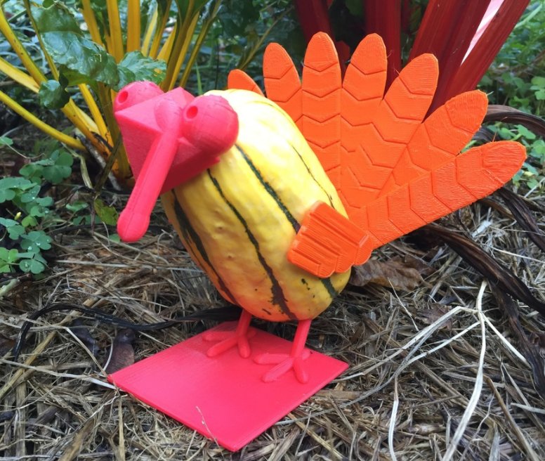 Happy Thanksgiving from all of us at MakerBot &amp; Thingiverse! 
Please use #PantsTooTight on all your designs, makes, and uploads during this holiday weekend for a retweet! Check out this design by <a href="/MrKindergarten/">Mr. Kindergarten</a> mbot.co/2mydRCm