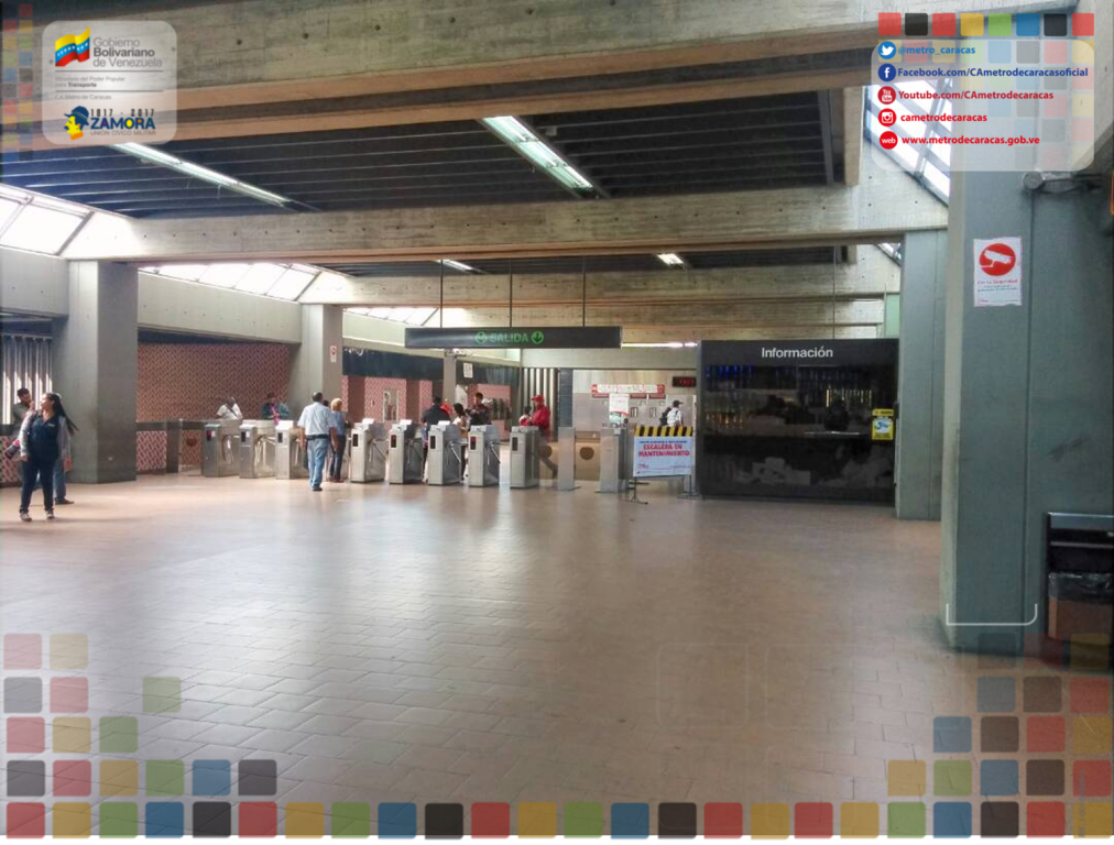 Metro de Caracas on Twitter "Gracias a las labores del personal de 