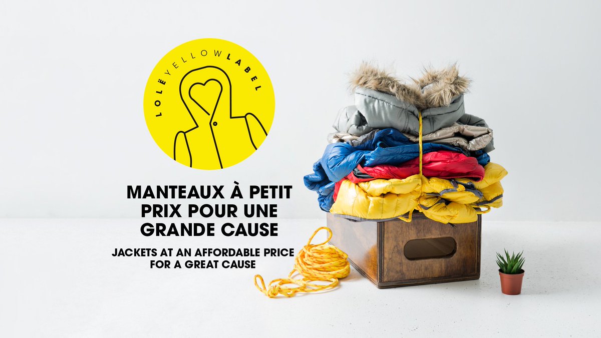 PlaceGareViger's tweet photo. #Montreal ! Venez acheter un manteau à petit prix pour une bonne cause. / Find a jacket at an affordable price, for a good cause @Lolewomen https://t.co/t1MG4TzeAw