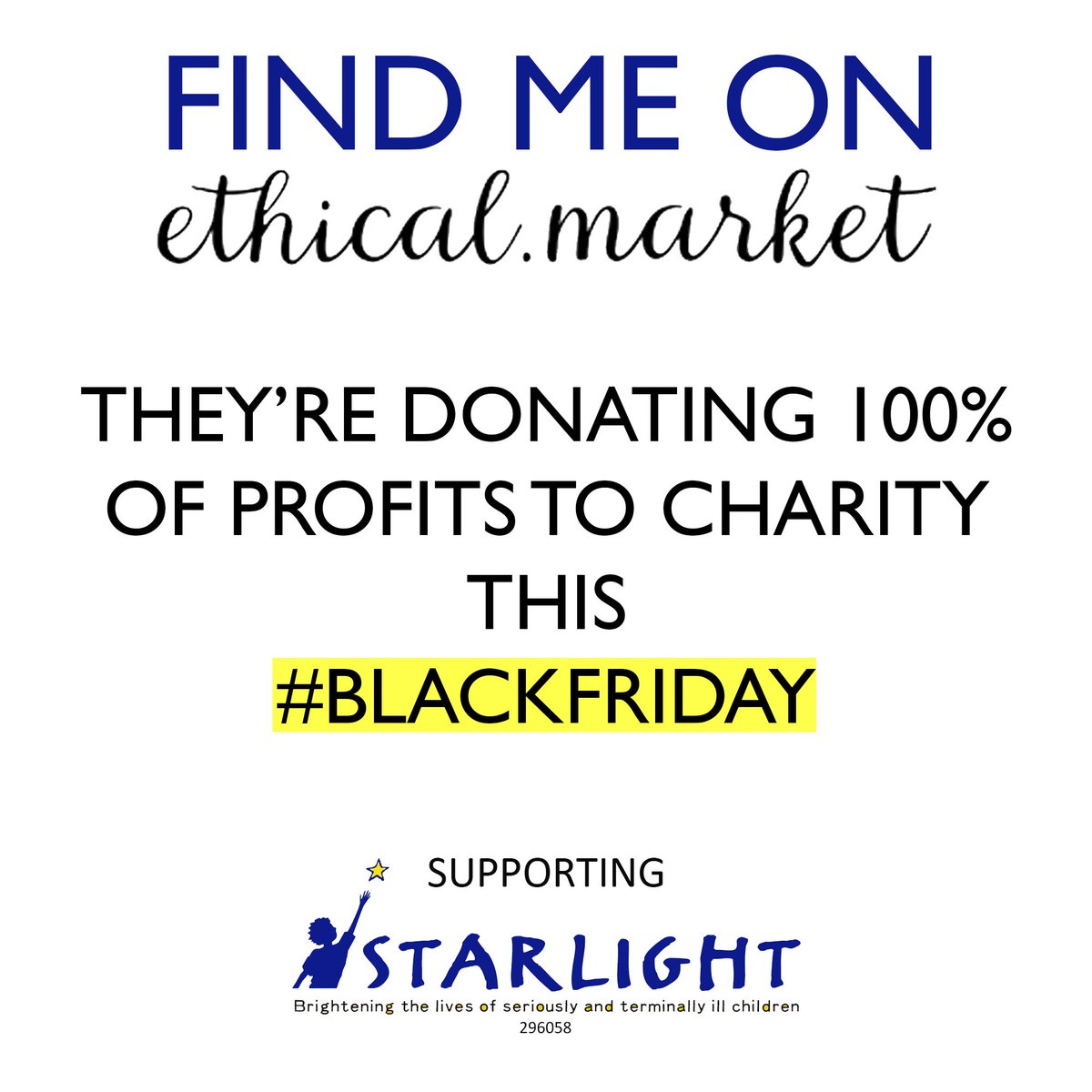 Ethical market is a website with lots of ethically sourced gifts (including our games). For #blackfriday they're giving all their profits from the day to charity.