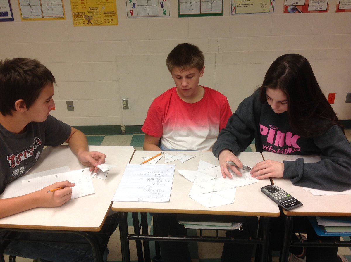 kampbell66's tweet image. @TATwolves @NLESDCA @NLTeachersAssoc Engrossed in adding/subtracting rational numbers tarsia puzzles #Math9 #rational numbers #mathisfun