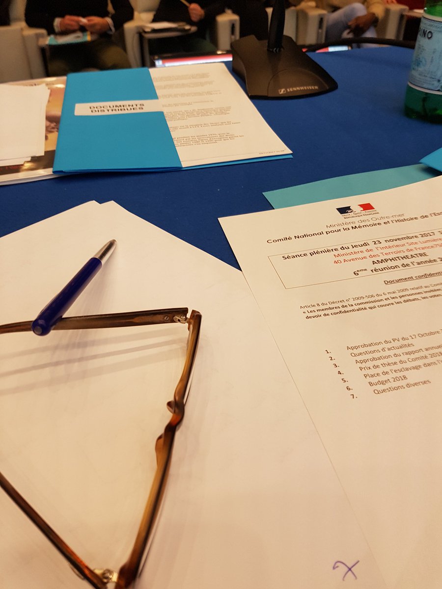 6eme réunion plénière du CNMHE  au coeur de l'actualité.Affirmation de l'esclavage est un crime contre l'humanité.
