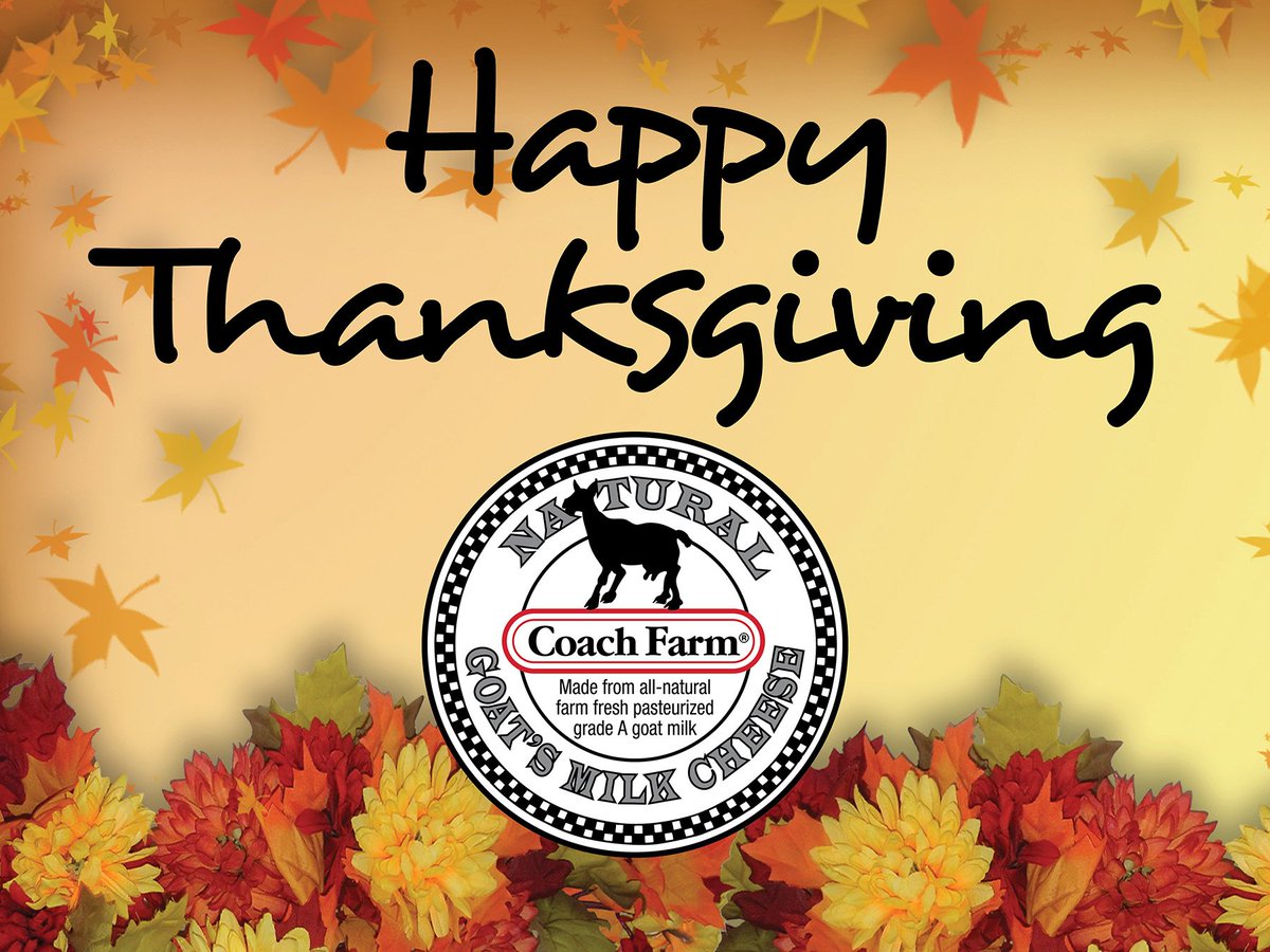 CoachFarm's tweet image. #HappyThanksgiving from all of us at Coach Farm 🍃🍗🍴