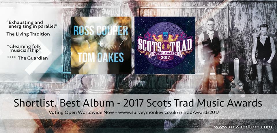 We'd be so honoured if you took the time to vote for 'Fiddle and Guitar' as album of the year. Voting closes today @gaelicmedia #tradawards. surveymonkey.co.uk/r/TradAwards20…